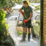 post event hard surface cleanup - pressure washing concrete areas